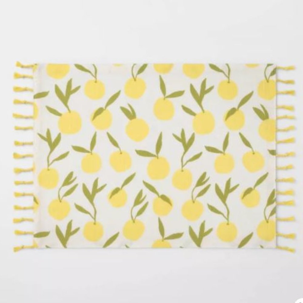 Lemons Placemat Yellow  Opalhouse